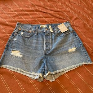 Madewell Homecrest Wash Denim Shorts